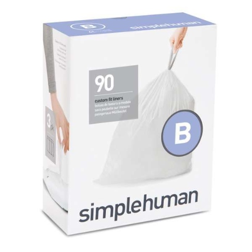 Afvalzak, Code A, 4.5 L, Pak van 3x30 Stuks - Simplehuman