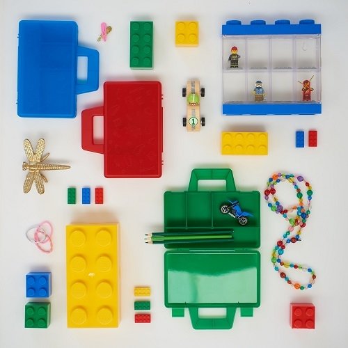 Sorteerkoffer To Go. Blauw - LEGO