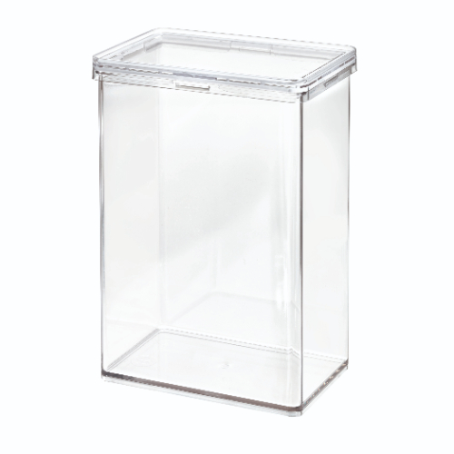 Voorraadbus met Deksel, 10.2 x 15.2 x 22.9 cm, 2.5 L, Kunststof - iDesign | The Home Edit