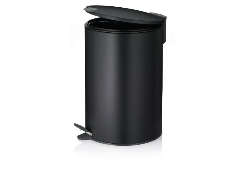 Pedaal Afvalemmer, 12 L, Zwart - Kela | Mats