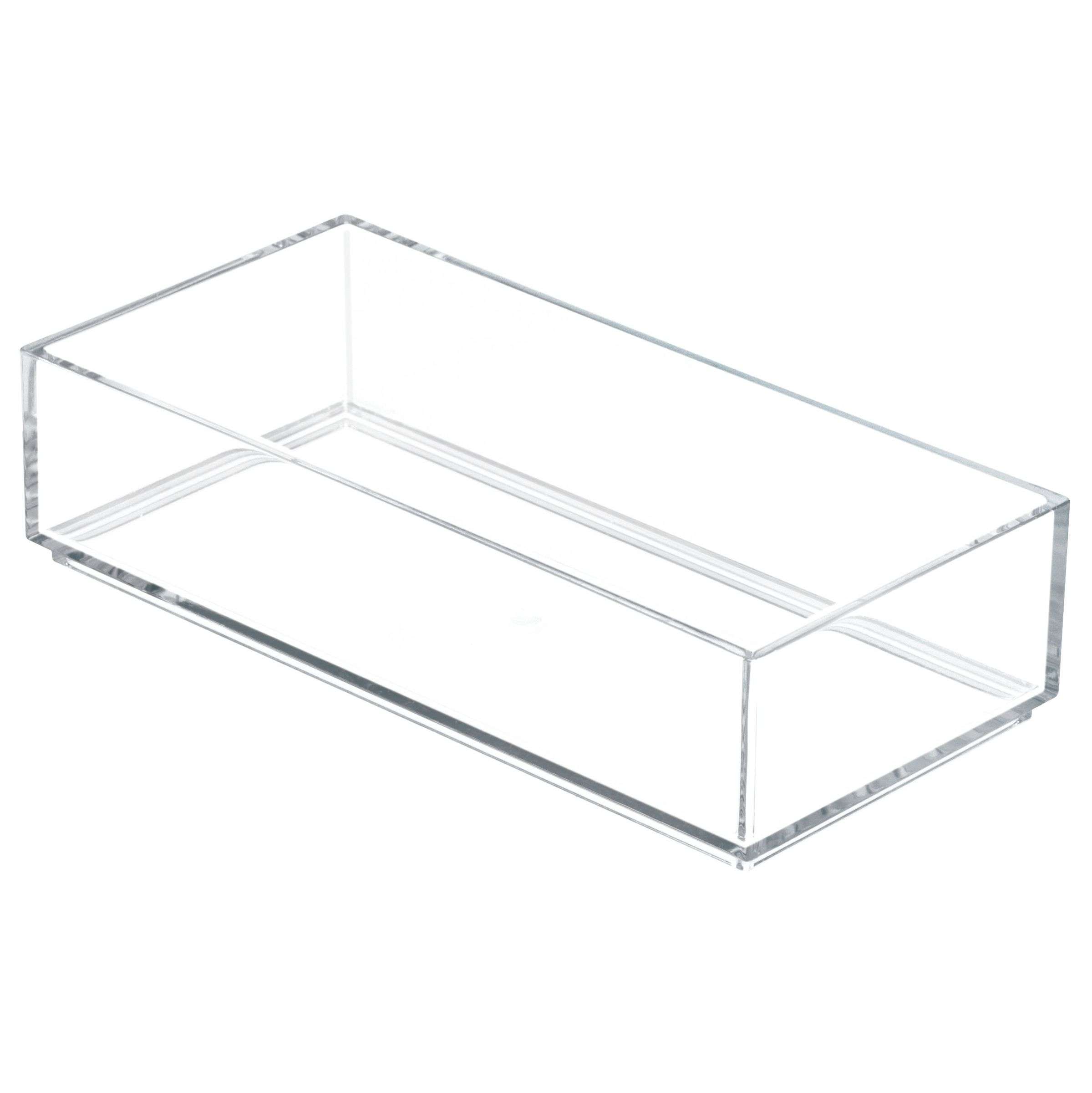 Lade Organizer, Make-up Organizer, 10.2 x 20.3 x 5.1 cm, Transparant, Kunststof - iDesign | Clarity