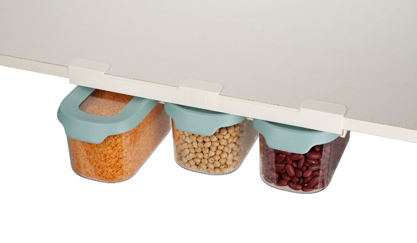 CupboardStore Voedselcontainer 900 ml Set van 3 Stuks - Blauw - Joseph Joseph