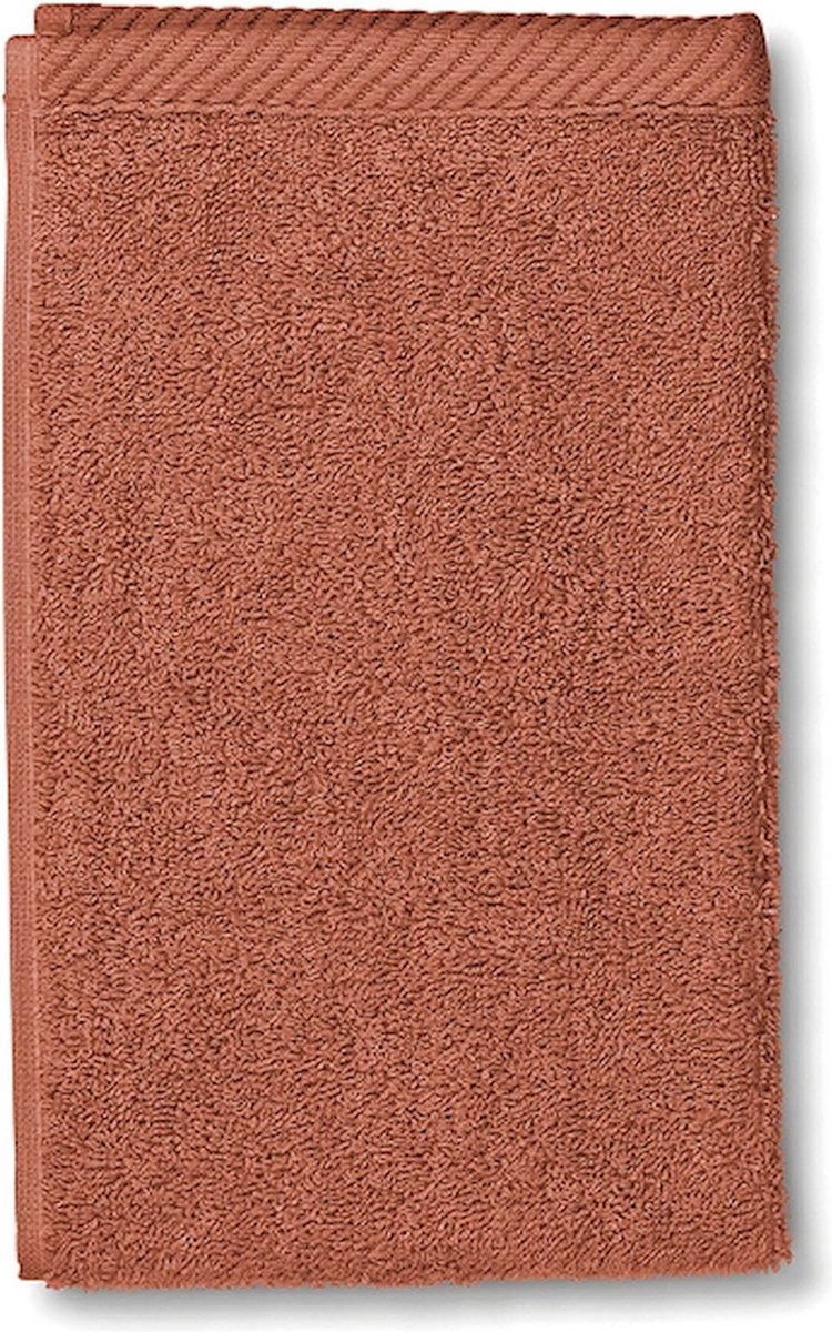 Gastendoek, Set van 3 Stuks, 30 x 50 cm, Terrabruin, Katoen - Kela | Ladessa