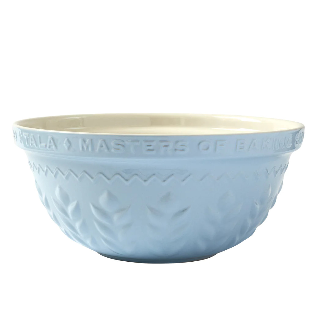 Beslagkom, 30 cm, Keramiek, Blauw - Tala