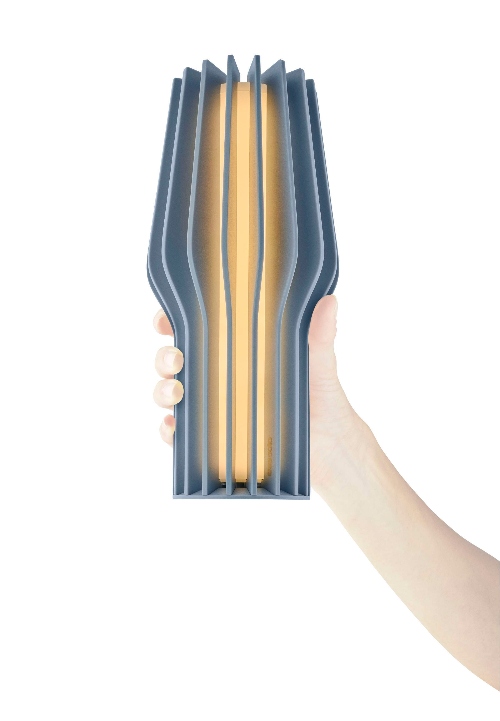 LED Lamp, Tafellamp, Blauw, 11 x 11 x 25 cm, Rubber, Kunststof -  Eva Solo | Radiant