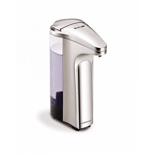 Sensorzeeppomp Compact - Met Zeepsample - 237 ml - RVS - Simplehuman