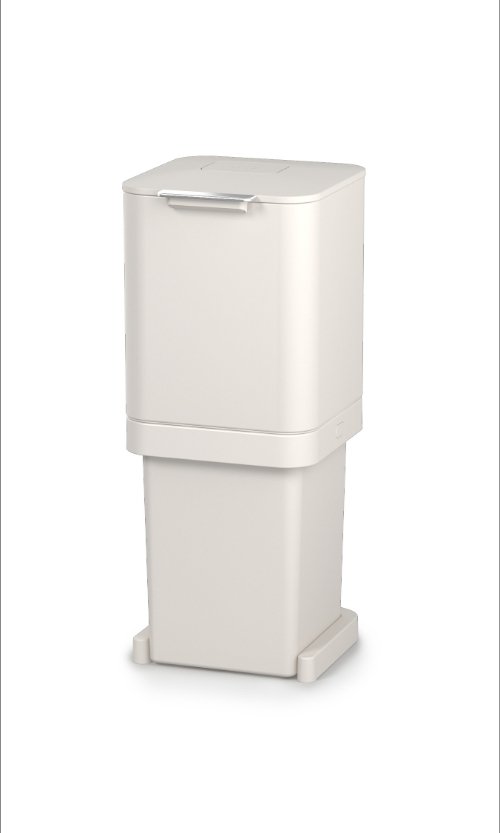 Intelligent Waste Afvalemmer Totem Pop 40 liter - Stone - Joseph Joseph