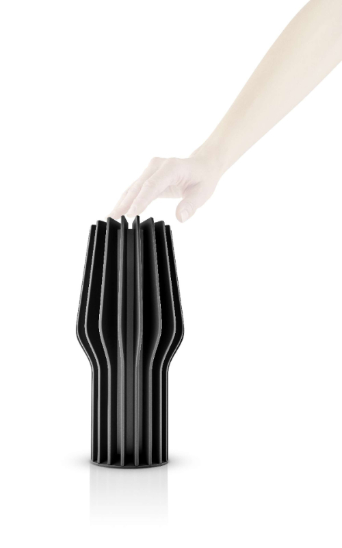 LED Lamp, Tafellamp, Zwart, 11 x 11 x 25 cm, Rubber, Kunststof -  Eva Solo | Radiant
