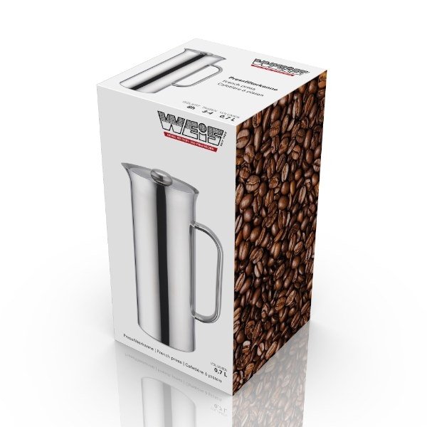 Cafetière, 700 ml, Dubbelwandig – Weis