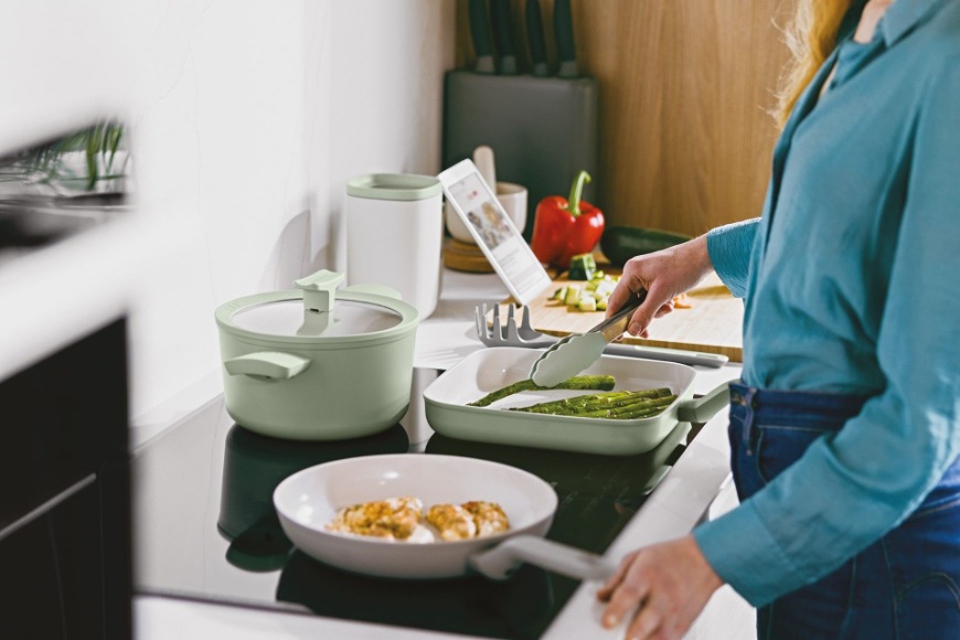 Balance Serveertang, 27 cm, Siliconen, Sage - BergHOFF | Leo Line