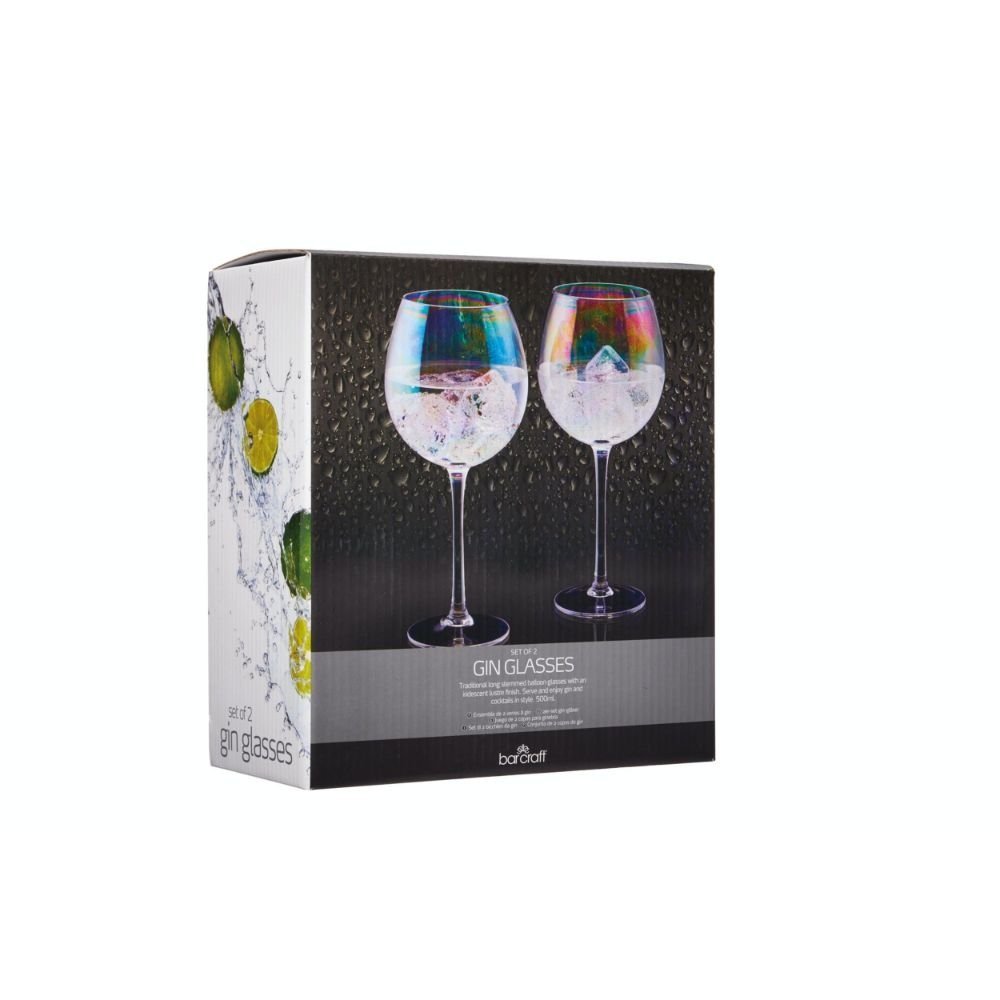 Set van 2 Gin Glazen, Glanzend, 0.5 L - BarCraft