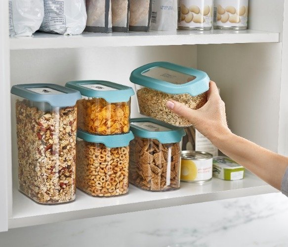 CupboardStore Voedselcontainer Set van 5 Stuks - Blauw - Joseph Joseph