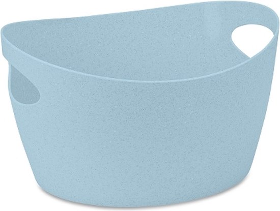 Wasmand, Opbergmand, 1.5 L, Organic Recycled, Natuur Bloemen Blauw - Koziol | Bottichelli S