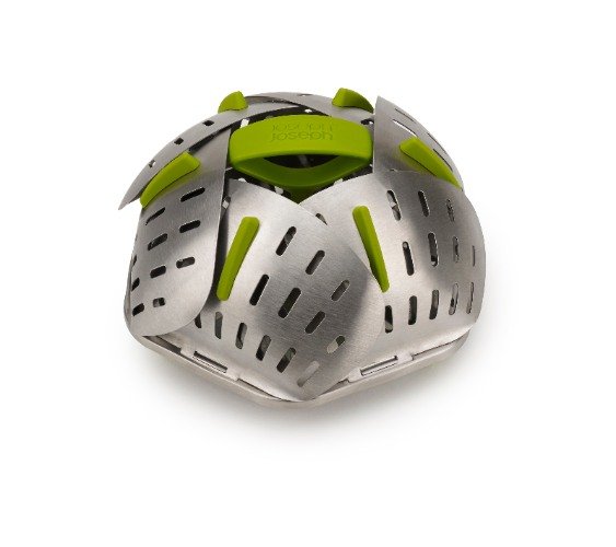 Bloom Steel Stomer Opvouwbaar - RVS - 16 cm - Joseph Joseph