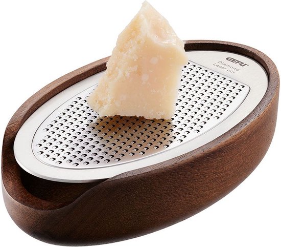 Parmezaanse Kaasrasp, Handrasp, RVS, Acaciahout - GEFU | PARMEZO