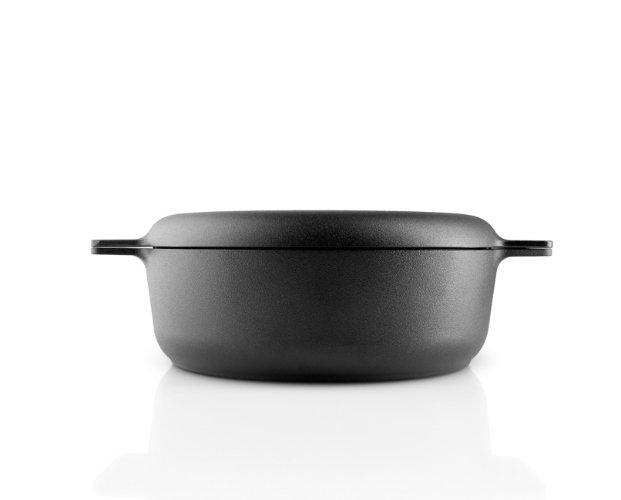 Nordic Kitchen Hapjespan - Ø 24 cm - 2,5 liter - Zwart - Eva Solo