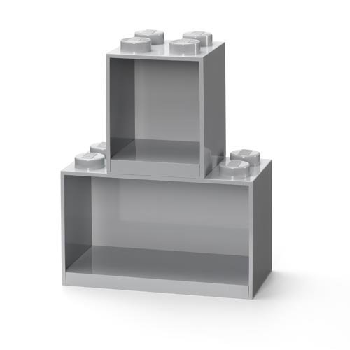 Iconic Brick Plank Set, Grijs - Polypropyleen - LEGO