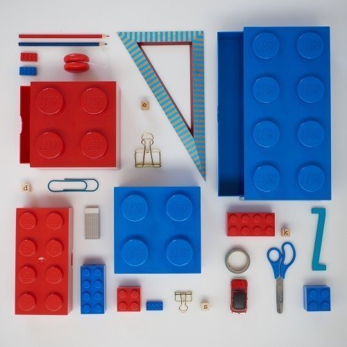 Bureaulade Brick 4, Blauw - LEGO