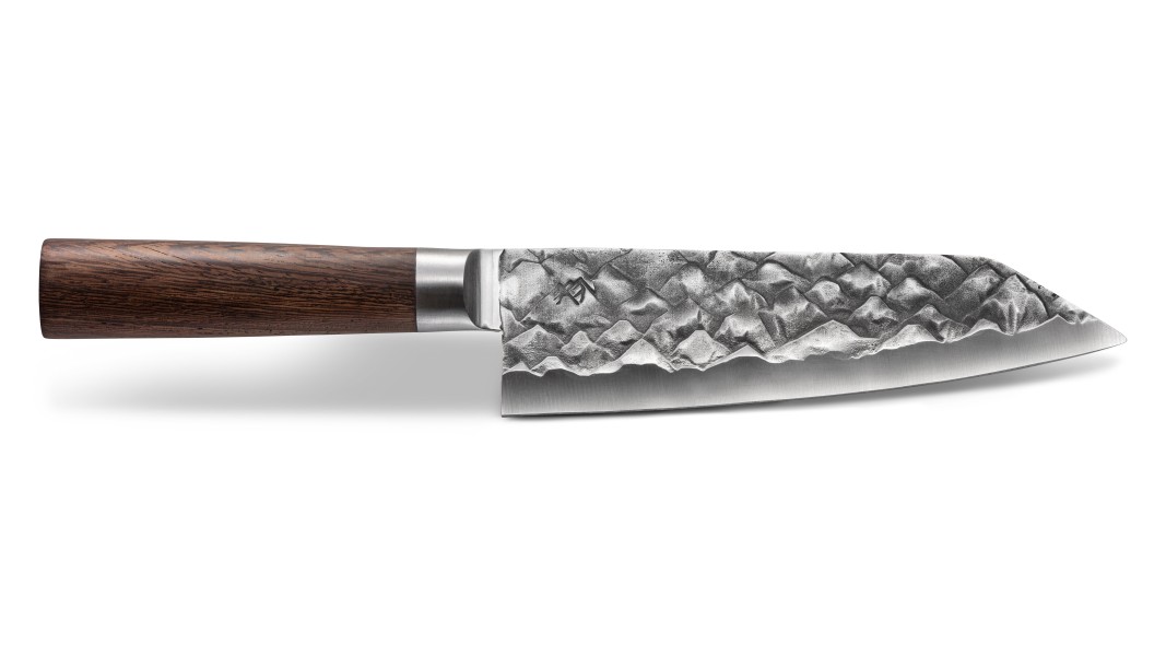 Santoku mes, 17 cm, Duits staal, 3D bergpatroon | BARE Cookware
