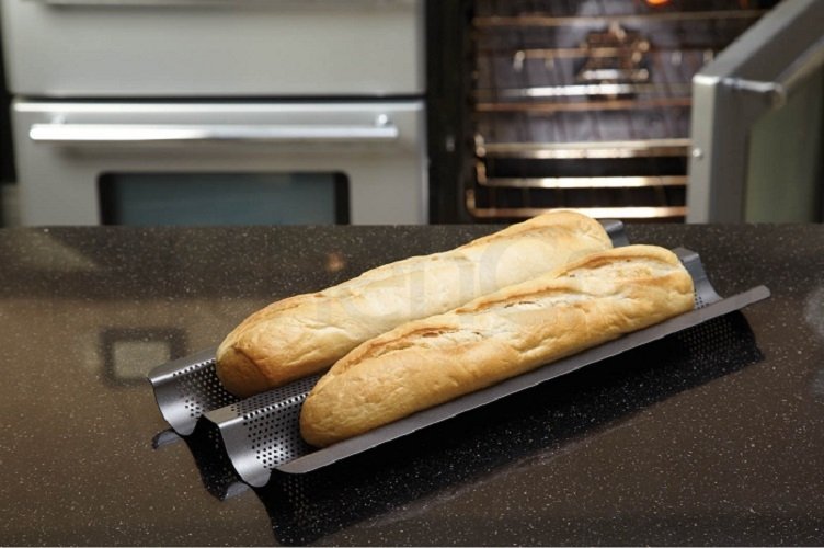 Bakvorm voor stokbrood, 39 cm x 16 cm - Masterclass