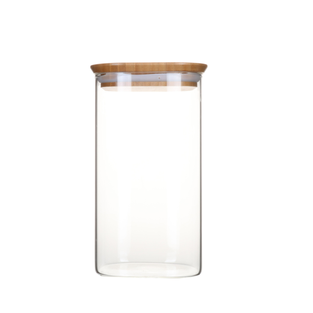 Voorraadpot met Deksel, Lang, 1.4 L - Pebbly