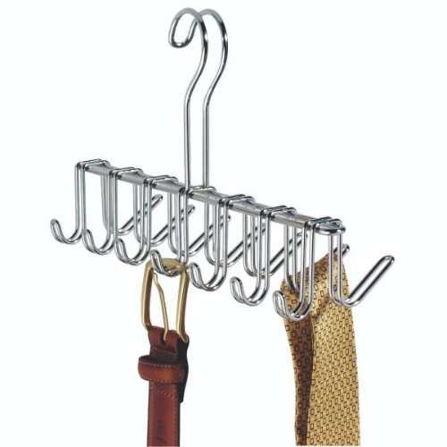 Rek voor Stropdas/Riemen met Haak, RVS, Zilver - iDesign | Classico