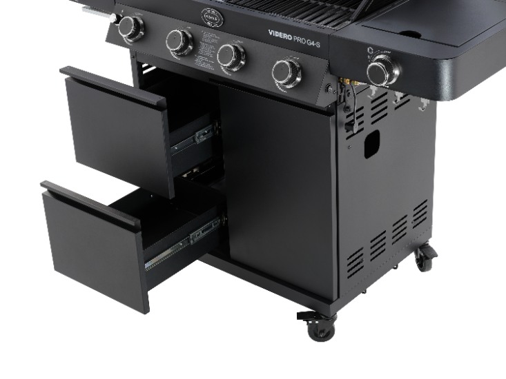 Gasbarbecue G4-S Vario+, 30 mbar - Rösle | Videro Pro