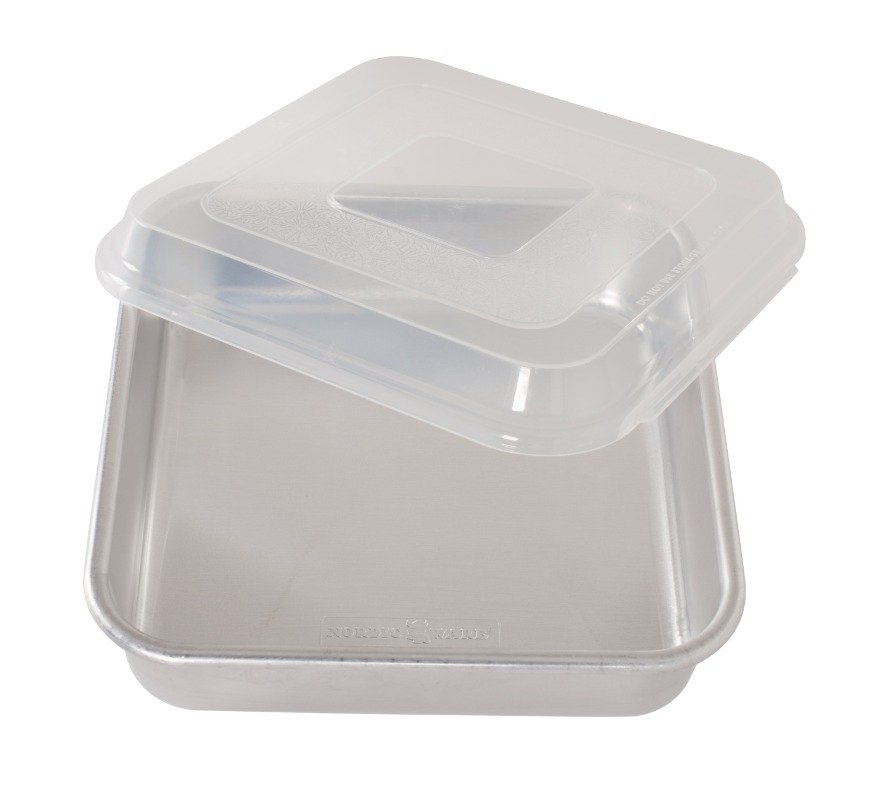 Bakvorm, Vierkant, met Deksel, 23 cm, Aluminium - Nordic Ware | Naturals