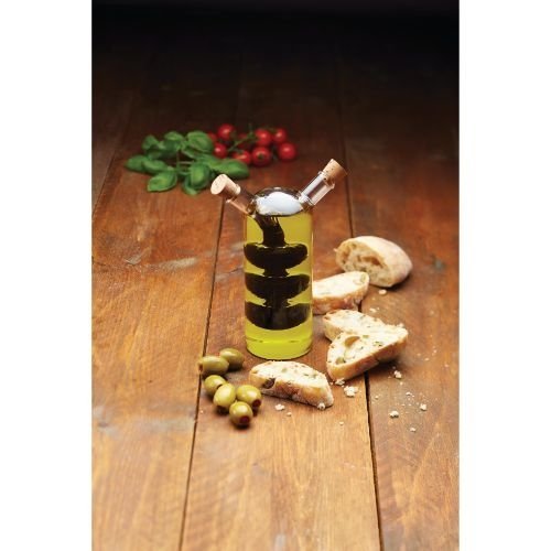 2 in 1 Olie -en Azijnflesje, 0.1 en 0.3 L, Glas - KitchenCraft | World of Flavours
