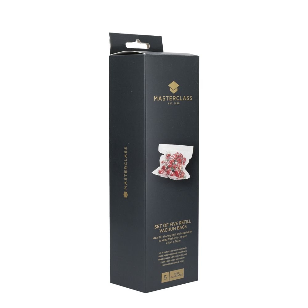 Herbruikbare Vacuüm Vershoudzakjes, Set van 5 - Masterclass