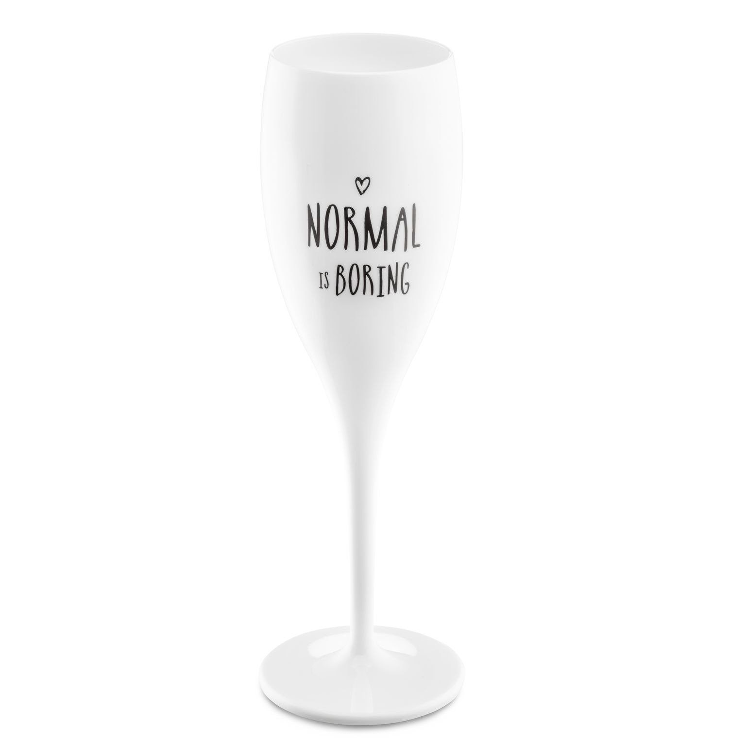 Champagneglas 'Normal is Boring' - Koziol | Cheers No. 1