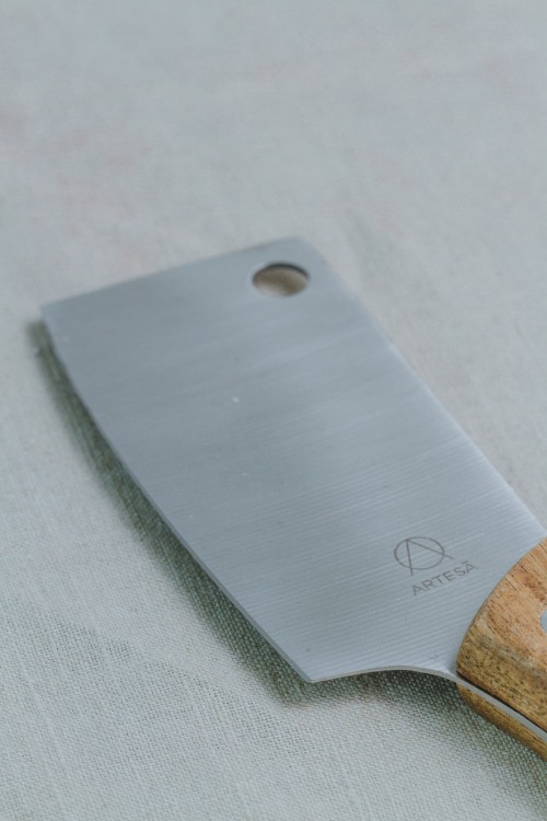 Kaasmessen, Set van 3 Stuks, RVS, Acacia Hout - Artesà