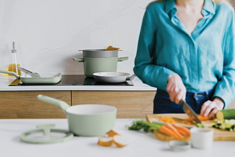 Balance Koekenpan, 20 cm, 1.2 L, Sage, Gerecycled Aluminium - BergHOFF | Leo Line