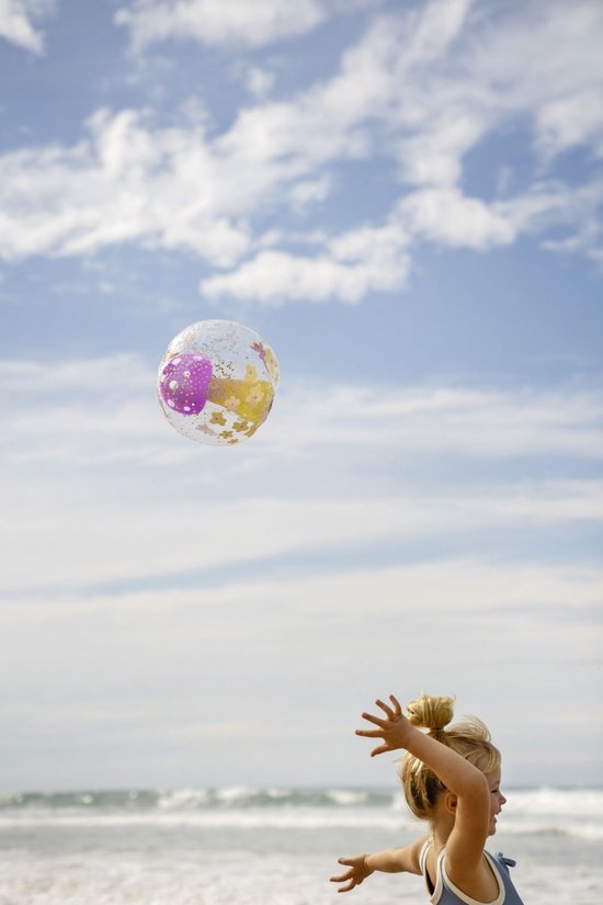 Sunnylife - Kids Inflatable Games 3D Strandbal Mima the Fairy Lemon Lilac - Kunststof - Multicolor