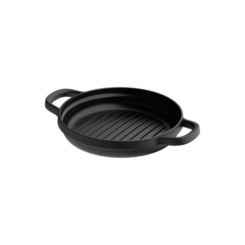 Graphite Grillpan, 26 cm, 2.1 L, Zwart, Gietijzer - BergHOFF | Leo Line