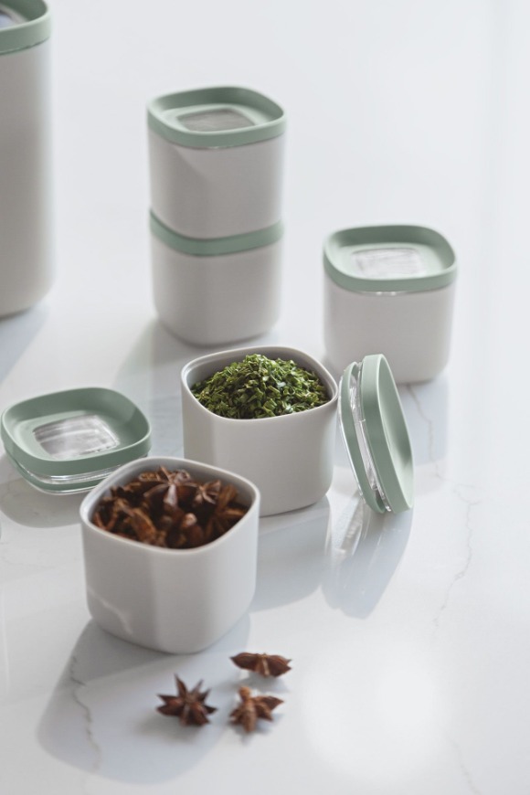 Balance Kruidenpotjes, Set van 6 Stuks, Gerecycled Polypropyleen - BergHOFF | Leo Line