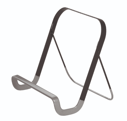 Kookboekhouder, 20 x 9 x 20 cm, RVS, Zwart - iDesign | Austin