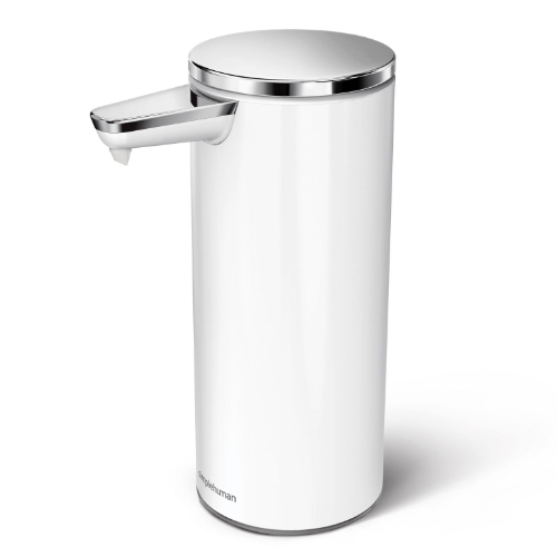 Sensor Zeepdispenser, Oplaadbaar, 266 ml, Zilver, Glanzend - Simplehuman