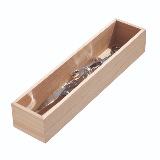 Lade Organizer, 38 x 8.4 x 6.3 cm, Paulownia Hout - iDesign | Eco Wood