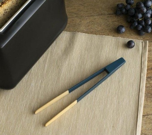 Broodrooster Tang, 24 cm, Cobalt Blauw - Pebbly