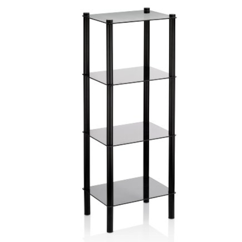 Kast, 107 cm, Hoog, Metaal, Zwart - Kela | Lars