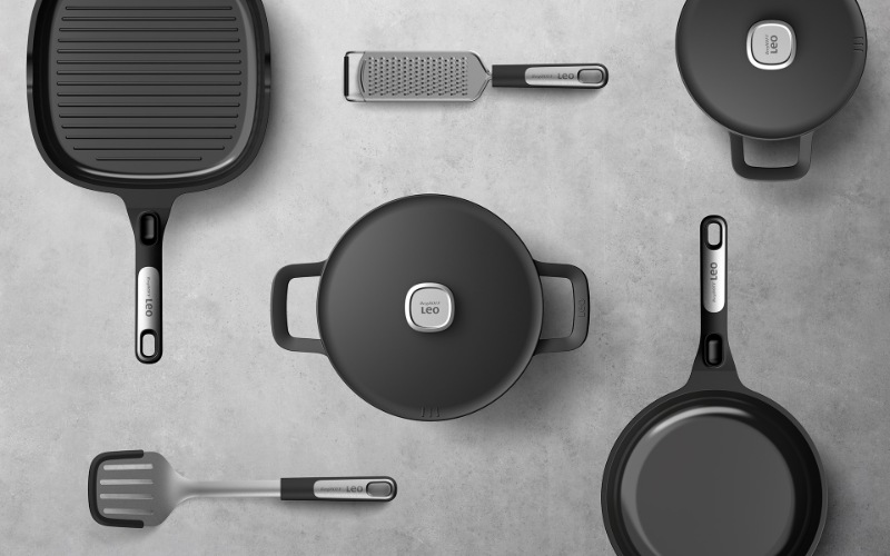 Phantom Pannenkoekenpan, 25 cm, Gerecycled Aluminium - BergHOFF | Leo Line