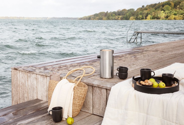 Vacuüm Thermoskan met Pomp, 1.8 L, RVS - Eva Solo | Nordic Kitchen