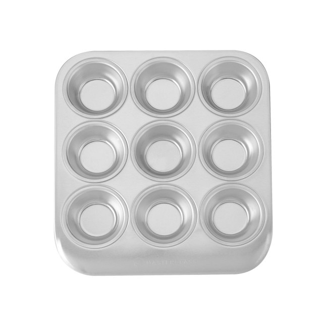 MasterClass Recycled Aluminium Nine Hole Muffin Tin, Sleeved