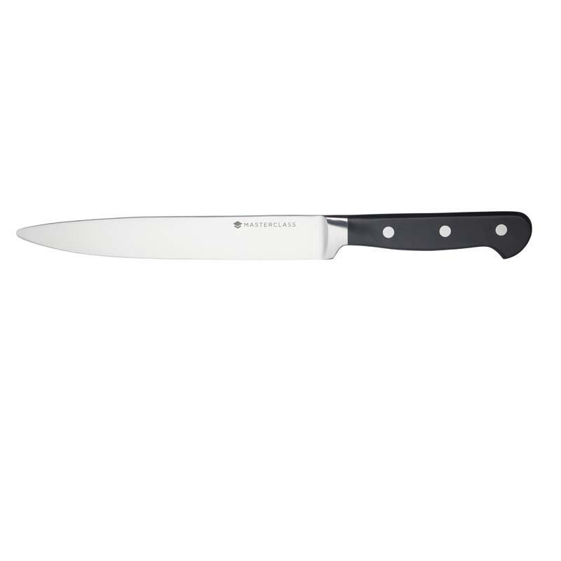 Vleesmes 20cm, Afgeronde punt - Tipless - RVS Lemmet - Carving Knife - MasterClass | Tipless