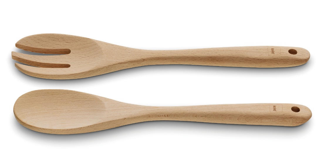 Saladebestek, 30.5 cm, Beukenhout - Kela | Calla