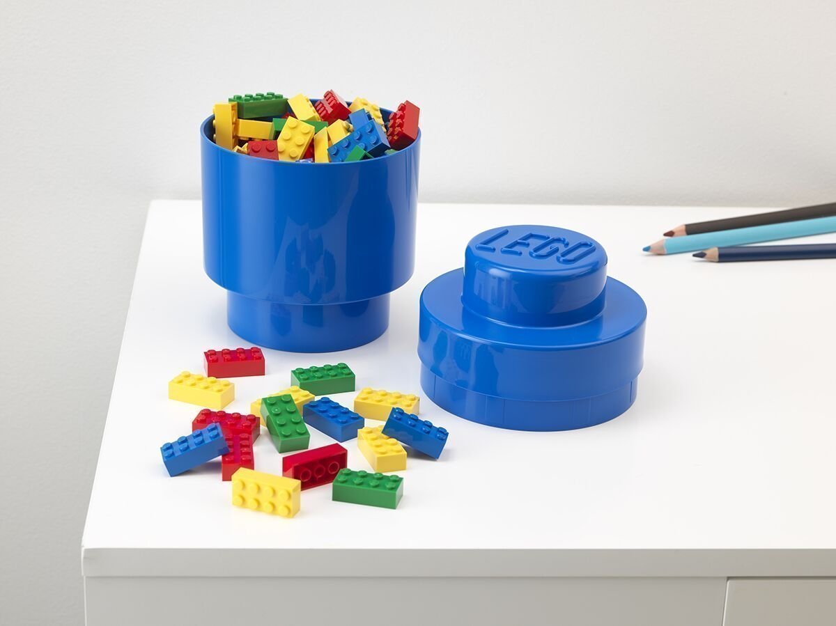 Opbergbox Brick 1 Rond. Blauw - LEGO