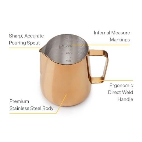 Core Melkkan, 0.42 L, Roségoud - Barista & Co