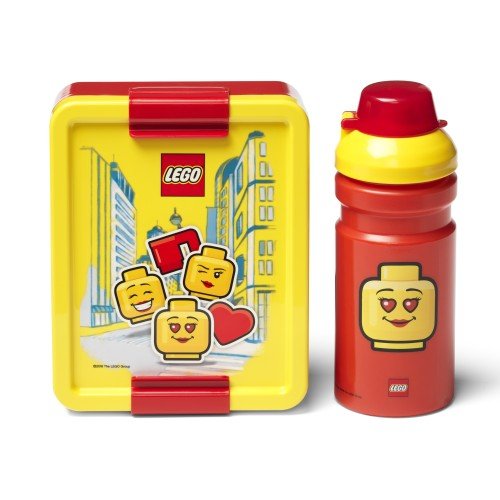 Lunchset Iconic Girl, Rood - LEGO