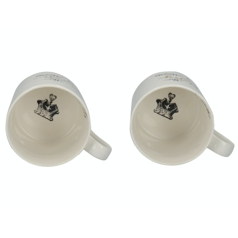 His & Hers Mokken, Set van 2 Stuks, Porselein, 0.35 L - V&A | Alice in Wonderland